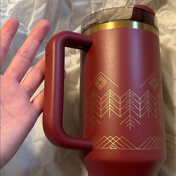 NWT/NIB Stanley WINTERSCAPE FLOWSTATE TUMBLER | 40 OZ Cranberry - Picture 9 of 11